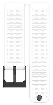 Cinturino in silicone Ricardo da 22 mm (per Suunto 9 Peak, Race, Vertical), bianco, sgancio rapido