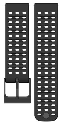 Ricardo cinturino in silicone da 22 mm (per Suunto 9 Peak, Race, Vertical), nero, sgancio rapido
