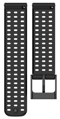 Cinturino in silicone Ricardo 22mm (pro Suunto 9 Peak, Race, Vertical), nero, Quick Release