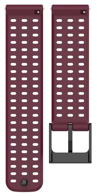 Cinturino in silicone Ricardo 22mm (pro Suunto 9 Peak, Race, Vertical), rosso V1, Quick Release