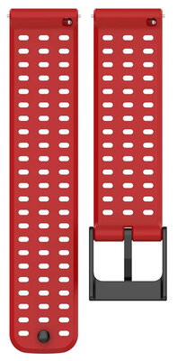 Cinturino in silicone Ricardo 22mm (pro Suunto 9 Peak, Race, Vertical), rosso V2, Quick Release