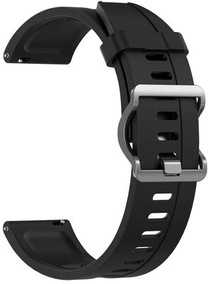 Cinturino in silicone Ricardo 22 mm (per Xiaomi), nero V1, sgancio rapido