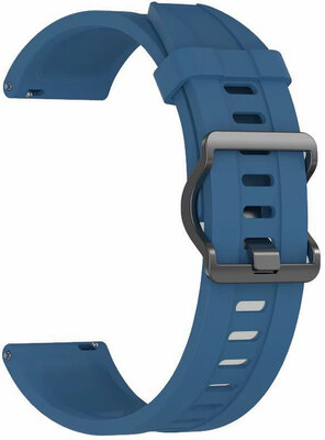 Cinturino in silicone Ricardo 22 mm (per Xiaomi), blu, sgancio rapido