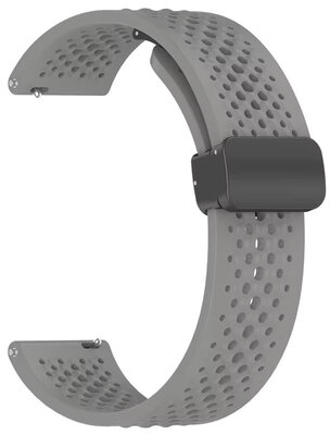 Cinturino in silicone Ricardo 22 mm (per Xiaomi), grigio V2, sgancio rapido