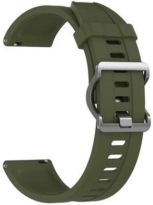 Cinturino in silicone Ricardo 22 mm (per Xiaomi), verde, sgancio rapido
