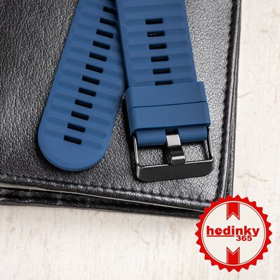 cinturino in silicone Ricardo Livigno 26mm, Dark Blue, QuickFit