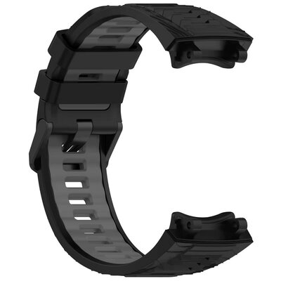 Cinturino in silicone Ricardo Moena (per Amazfit T-Rex 3), Black/Gray