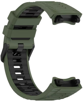 Cinturino in silicone Ricardo Moena (per Amazfit T-Rex 3), Green/Black