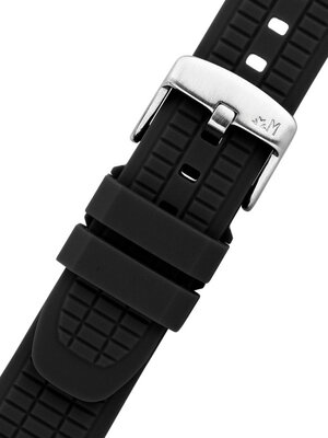 Cinturino in silicone Morellato Tanaro 6085187.019 M, nero
