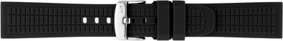 Cinturino in silicone Morellato Tanaro 6085187.019 M, nero, Quick Release