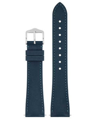 Cinturino naturale Hirsch Fibre Plant L 04299080-2, blu, fibre naturali, lunghezza L, Quick Release Limited Edition