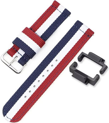 Cinturino in tessuto Ricardo 16 mm (per Casio G-Shock GA-2100/GA-2110, DW-5600, GW-6900), colorato V5, NATO, + adattatore
