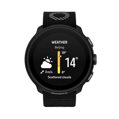 Suunto Run All Black (cinturino in tessuto)