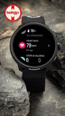 Suunto Run All Black (cinturino in tessuto)