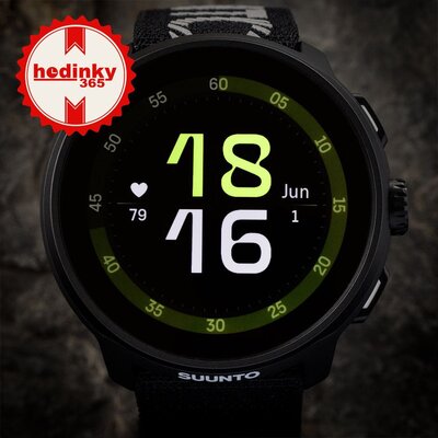 Suunto Run All Black (cinturino in tessuto)