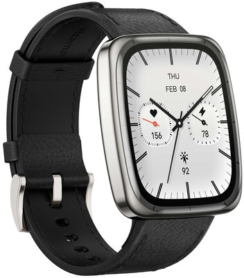 Amazfit Active 2 (Square) Black Leather (+cinturino di ricambio)
