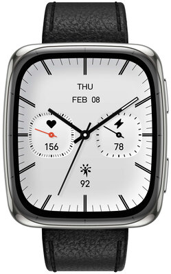 Amazfit Active 2 (Square) Black Leather (+cinturino di ricambio)