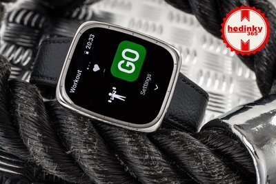 Amazfit Active 2 (Square) Black Leather (+cinturino di ricambio)