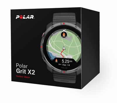 Polar Grit X2 Night Black, dimensione S-L