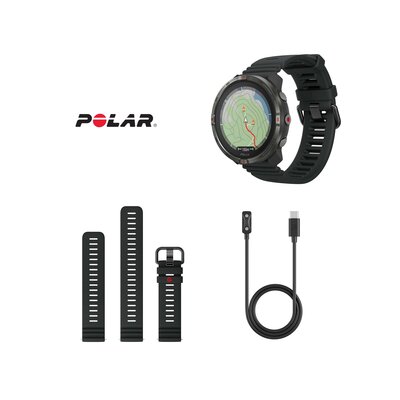 Polar Grit X2 Night Black, dimensione S-L