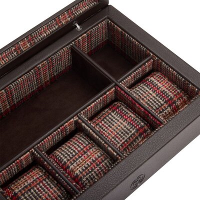 cofanetto per orologi Wolf WM Brown 800693