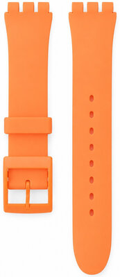 cinturino in silicone Ricardo Barletta (per Swatch), arancione