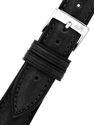 Cinturino in pelle Morellato Reggiani 6122E40.019 M, nero