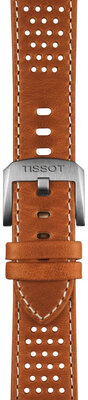 Cinturino in pelle Tissot T852.050.049 20mm, marrone