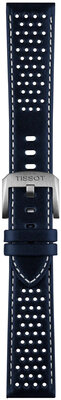 Cinturino in pelle Tissot T852.050.051 20mm, blu