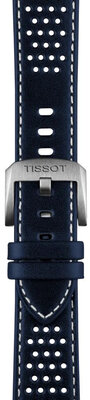 Cinturino in pelle Tissot T852.050.051 20mm, blu