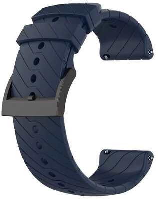 Cinturino in silicone Ricardo 24mm (pro Suunto), blu, Quick Release