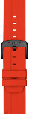 Cinturino in silicone Tissot T852.048.933 22mm, rosso