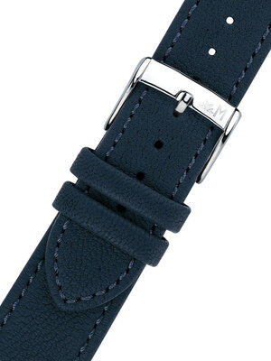 Cinturino in pelle Morellato Debussy 5806D95.062 M, blu, materiale riciclato