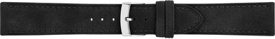 Cinturino in pelle Morellato Timo 5964E12.019 M, nero, materiale vegano