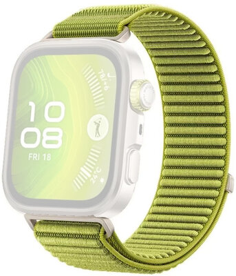 cinturino in nylon Ricardo Frabosa (per Huawei Watch Fit 3, 4, 4 Pro, 5, 5 Pro), Green