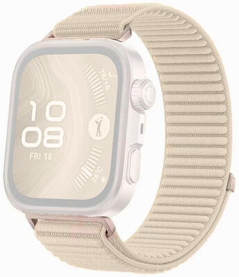 Cinturino in nylon Ricardo (pro Huawei Watch Fit 4), bianco