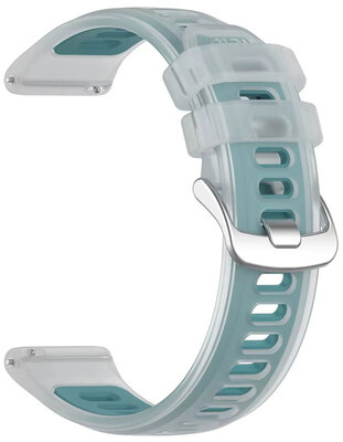 Cinturino in silicone Ricardo 20mm (pro Garmin Forerunner 570 (42mm) aj.), blu, Quick Release