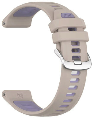Cinturino in silicone Ricardo 22mm (pro Garmin Forerunner 970 aj.), beige V2, Quick Release