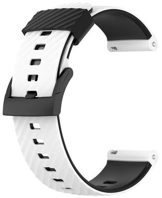 Cinturino in silicone Ricardo 24mm (pro Garmin Venu X1), bianco, Quick Release