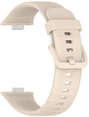 Cinturino in silicone Ricardo (pro Huawei Watch Fit 4), beige