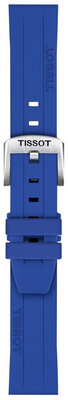 Cinturino in silicone T852.051.023 18mm, blu, Quick Release
