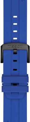 Cinturino in silicone Tissot T852.050.991 22mm, blu, Quick Release