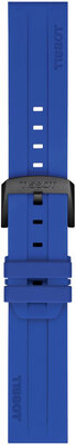Cinturino in silicone Tissot T852.050.991 22mm, blu, Quick Release