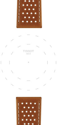 Cinturino in pelle Tissot T852.051.017 22mm, marrone, Quick Release