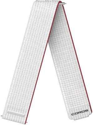 Cinturino in nylon Coros (pro Coros Pace 3), bianco, Quick Release