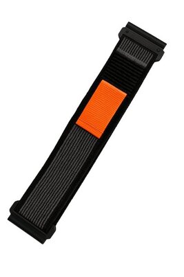 Cinturino in nylon Ricardo 22mm (pro Garmin Fenix 8/7/6 (47mm), Epix 2 aj.), grigio V5, QuickFit