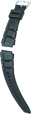 Cinturino in silicone Hirsch Canyoning XL 46458850-2, nero, lunghezza XL