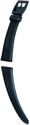 Cinturino in silicone Hirsch Fun Time 40608850-5, nero