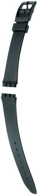 Cinturino in silicone Hirsch Tim Lady 63149550-5, nero