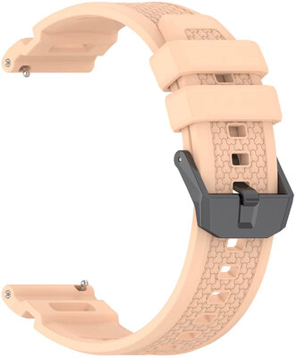 Cinturino in silicone Ricardo 24mm (pro Garmin Venu X1), beige, Quick Release